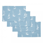 Puuvillased lauamatid 4tk komplektis 30x46 cm Salcombe Boats - Catherine Lansfield