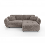 Hallikaspruun &scaron;enillist nurgadiivan (parem nurk) Nelia - Ropez