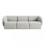 Helehall &scaron;enillist diivan 244 cm Lani - Makamii