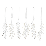 Plastikust j&otilde;ulukaunistused, 6 tk, 11 cm Ikata &ndash; Bloomingville