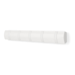Mattvalge seinavaip m&auml;nnipuidust 51 cm Flip - Umbra