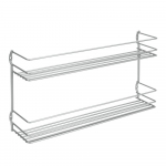 Seinale kinnitatav terasest maitseainete riiul Pepito &ndash; Metaltex