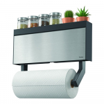 H&otilde;bedane fooliumi- ja majapidamispaberi hoidja seinalekinnituv Tango Inox &ndash; Metaltex