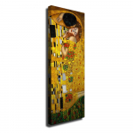 Seinareproduktsioon l&otilde;uendil Gustav Klimt Suudlus, 30 x 80 cm Gustav Klimt - The Kiss - Wallity