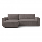 Tumepruun velvetist lahtik&auml;iv nurgadiivan Nihad &ndash; Bobochic Paris