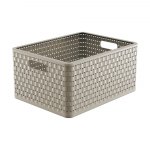 Beeži v&auml;rvi hoiukorv taaskasutatud plastikust Country - Rotho