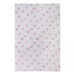 Roosa-valge laste vaip 160x235 cm Hearts - Hanse Home