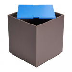 Sinine-tumehall tuhkpuidust kast 40x45 cm Vault - H&uuml;bsch