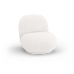 Valge bukleekangast tugitool Chuck &ndash; Micadoni Home