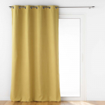 Kollane helikindel kardin 140x260 cm Jupiter - douceur d'int&eacute;rieur