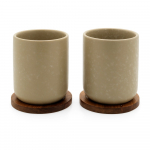 Beežid kivikeraamikast tassid 2 tk komplektis 200 ml Umea - Bredemeijer