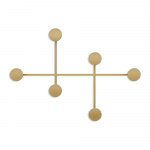 Kuldne metallist seinanagi Dama-A - Kalune Design