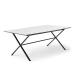 Valge kokkupandav s&ouml;&ouml;gilaud 90x165 cm Meza - Hammel Furniture