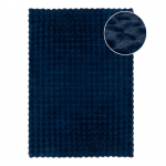 Tumesinine s&uuml;nteetiline karusnahk vaip 180x290 cm Waffle Faux Fur - Flair Rugs