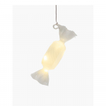 Valge rippuv LED j&otilde;ulukaunistus &oslash; 1,5 cm Hannah - Sirius