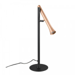 Must-kuldne LED lauavalgusti metallist varjuga (k&otilde;rgus 53 cm) Fiato - Trio