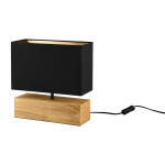 Must lauavalgusti tekstiilist varjuga (k&otilde;rgus 30 cm) Woody - Reality