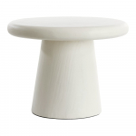 Valge &uuml;mmargune diivanilaud &oslash; 60 cm Kulona - Light & Living