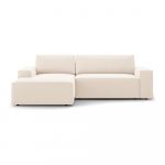 Beež sametist lahtik&auml;iv nurgadiivan (vasak nurk) Jodie &ndash; Micadoni