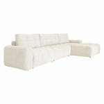 Kreem modulaarne nurgadiivanvoodi koos panipaigaga (parem nurk) Lulu &ndash; Miuform