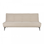 Beež bukleekangast diivanvoodi 184 cm Cielke - White Label