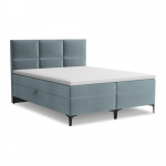 Helesinine boxspring voodi panipaigaga 160x200 cm Pakalana &ndash; Makamii