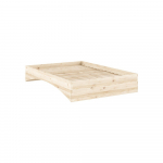 M&auml;nnipuidust kaheinimesevoodi ilma peatsita 140x200 cm Orbit - Karup Design