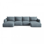 Sinine &scaron;enillist nurgadiivanvoodi (U-kujuline) Leila - Makamii