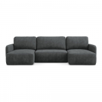 Tumehall panipaigaga &scaron;enillist nurgadiivanvoodi (U-kujuline) Lilo - Makamii