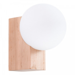 Valge seinavalgusti &oslash; 12 cm Solum - Sollux