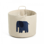 Elevandiluu v&auml;rvi riidest laste m&auml;nguasjakorv &oslash; 45x30 cm Tandani - Kave Home