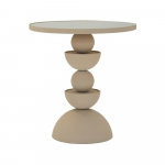 &Uuml;mmargune abilaud klaasist pealispinnaga &oslash; 40,5 cm Dune - Mauro Ferretti