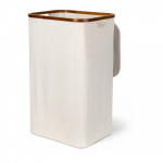 Kreem kangast pesukorv Bamboo/Linen - Bigso