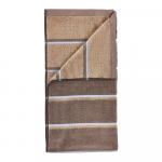 Pruun/beež puuvillane r&auml;tik 70x140 cm Sauna - Zone