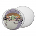 Laste mikropl&uuml;&uuml;sist padi &oslash; 40 cm Star Wars "Mandalorian 02" - Jerry Fabrics