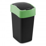 Roheline/must plastpr&uuml;gikast sorteeritud j&auml;&auml;tmete jaoks 25 l Flip Bin - Curver