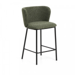 Tumeroheline polsterdatud baaritool (istme k&otilde;rgus 65 cm) Ciselia - Kave Home