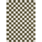 Tumeroheline/kreemikas vaip 160x230 cm Grida - ESTE