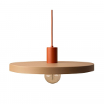 Helepruun metallist ripplamp &oslash; 40 cm Ori - Micadoni