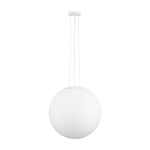 Valge klaasist ripplamp &oslash; 50 cm Nevoso - Nova Luce