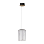 Terasest h&auml;mardatav LED-rippvalgusti messingiv&auml;rvis, &oslash; 22 cm Nol - Nova Luce