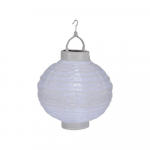 Valge p&auml;ikesepaneeliga LED-latern, &oslash; 20 cm - Star Trading