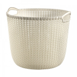 Kreemne ladustamise &uuml;mmargune korv Knit - Curver