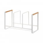 Valge taldrikutaldrik p&ouml;&ouml;gipuust detailidega Tosca - YAMAZAKI