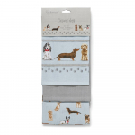 3 k&ouml;&ouml;gir&auml;tiku komplekt Curious Dogs - Cooksmart &reg;