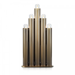 V&aacute;nočn&iacute; sv&iacute;cen ve zlat&eacute; barvě Marksl&ouml;jd Organo