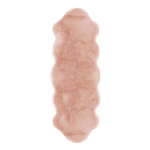 Roosa kunstkarusnahk, 60 x 180 cm - Tiseco Home Studio