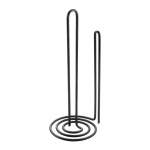 Must majapidamispaberi stend roostevaba teras &oslash; 15 cm Myroll &ndash; Metaltex