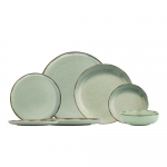 24-osaline roheline portselanist n&otilde;udekomplekt Pearl - K&uuml;tahya Porselen