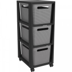 Must-hall plastikust ratastega riiul 30x77 cm Brisen &ndash; Rotho